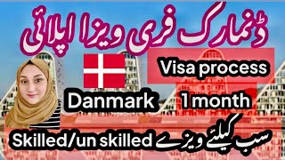 Denmark work visa free apply/how to apply Denmark visa with family/Denmark no ielts 26 September2024