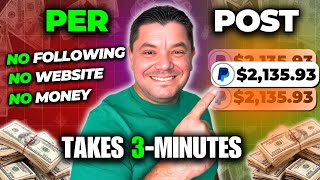 The 3-Minute Formula to Earn $2,135 Per Post (Affiliate Marketing For Beginners)