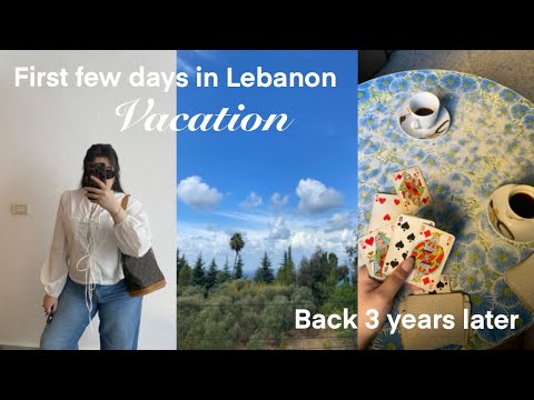 VLOG 75: Two weeks in Lebanon 🇱🇧❤️‍🔥 (Lebanese snacks + Shopping Haul & Lots of family time)