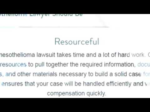 mesothelioma attorney assistance short description