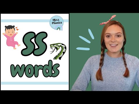 Learn to Blend 'ss' Words with Miss Phonics | Phonics Reading Practice for Kids | British Teacher