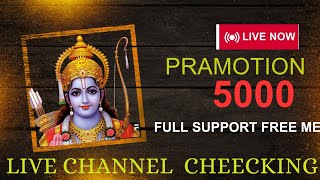 5k support pramotion#livestream #livepromotion #livechannelchecking#livepromoteyourchannel #rdxalex