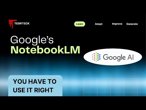 Use Google NotebookLM as your own research expert!