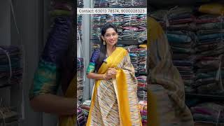 కొత్త గా Mariyam Textiles లో multi colors తో new  sarees in madina wholesale collections market.