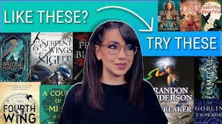 FANTASY BOOK RECS FOR FANTASY ROMANCE READERS 🤍✨🧙🏻 like this try that