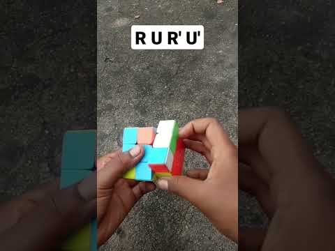 How to solve Last layer in Rubik's cube in 4moves#viral#shorts#respect.Gunda ka cartoon chhota.mango