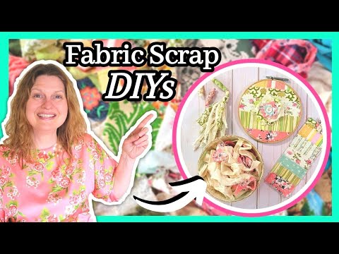 These Fabric Scrap DIYs will Leave You Amazed - You Won't Believe What You Can Create!