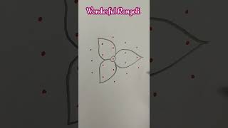 5×3 Dots Muggulu #wonderfulrangoli #dailymuggulu #muggulushorts @WonderfulRangoli9