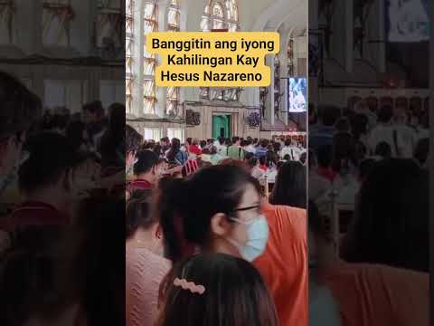 Jesus Nazareno,dinggin mo po ang aming mga kahilingan 🙏🏾