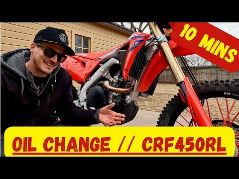 Honda CRF450RL / Easy Oil Change / Start to Finish