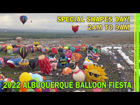 2022 Albuquerque Balloon Fiesta | From 2am to 9am! | Special Shape Balloon "Tico" the Sloth | EP250