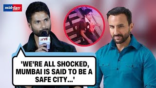 Shahid Kapoor Reacts to Saif Ali Khan's Attack at the 'Deva' Trailer Launch event