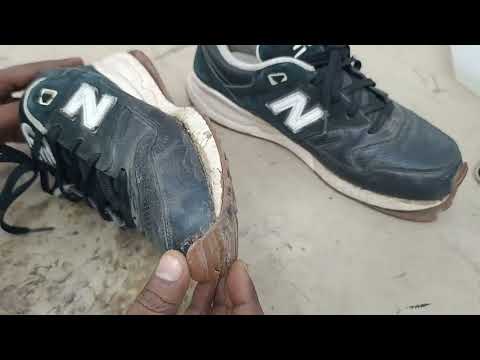 New balance shoe restoration. Sole grip replacement.