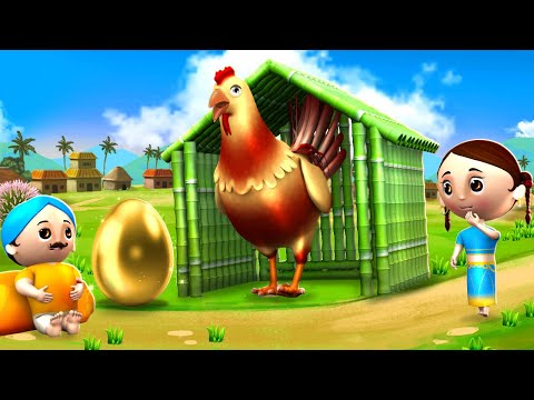 जादुई  बांस की मुर्गी के अंडे - Magic Bamboo Chicken Eggs | Hindi Kahaniya Comedy Stories JOJO TV