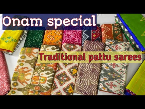 Pochampally pure pattu ikkat sarees #pochampallysarees #ikkatsarees #ikkat #pattusarees #sarees