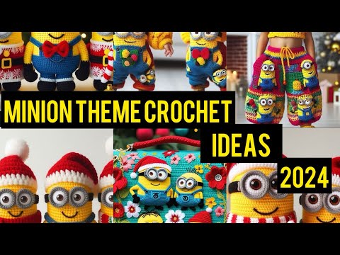 minion crochet theme ideas #minions#minionmovie #crochet #crocheting #crochetprojects #mostviewed