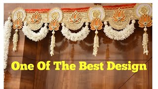 Designer toran making At Home// Bandanwar / Door Hanging DIY PROJECT , One Of The Best Design TRENDY