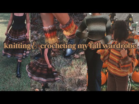 🍂Knitting & Crocheting my Fall Wardrobe :)