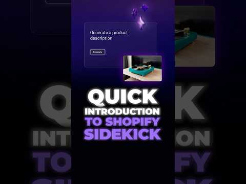 What is Shopify Sidekick?