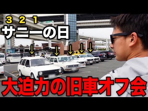 【旧車】大黒PAで開催されていた「サニーの日」に潜入してきました