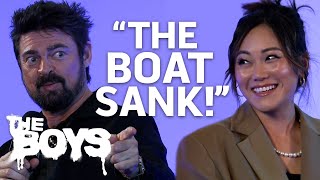 Karl Urban Actually Drove The Boat In THAT Iconic Whale Scene | The Boys Q&A