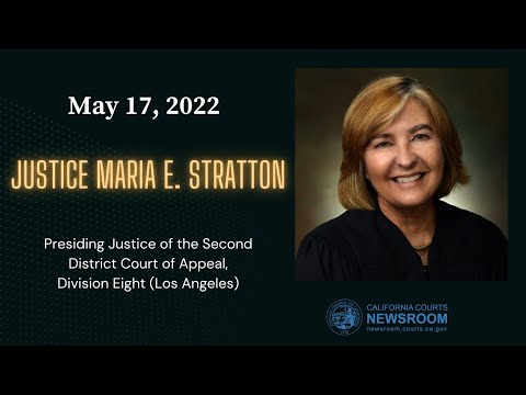 2022 - Commission on Judicial Appointments: Presiding Justice Maria E. Stratton