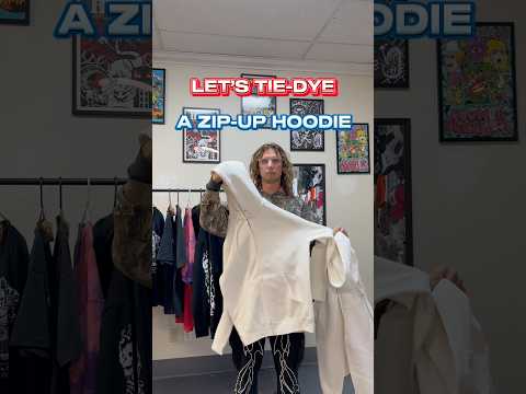 Tie-Dye Zip-Up tutorial #tiedye #tulsatrap #clothingbrand #clothing