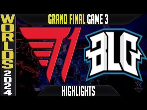 T1 vs BLG Highlights Game 3 | Worlds 2024 GRAND FINAL | T1 vs Bilibili Gaming G3