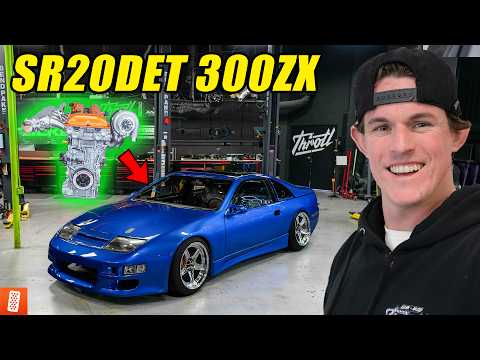 Turning a $300 Nissan 300ZX into a $30,000 Nissan 300ZX - Part 11 (SR20 Engine Swap!)