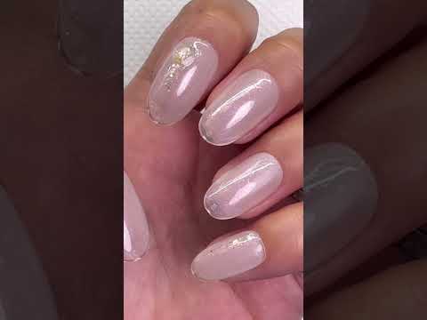 100均ジェル重ねて作る天使系カラーがめっかわ…🪽#nails #nailart #100均 #ネイル