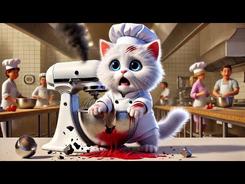 Little Chef Cat😿 Never give up your Dream😻🎊#cat #cute #catlover #catvideos #cutecat #aiimages #aicat