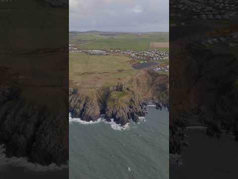 The magnificent ruins of Dunskey Castle #shorts