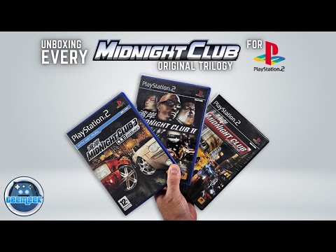 Unboxing Every Original Trilogy Midnight Club PS2 Game (2000-2005)