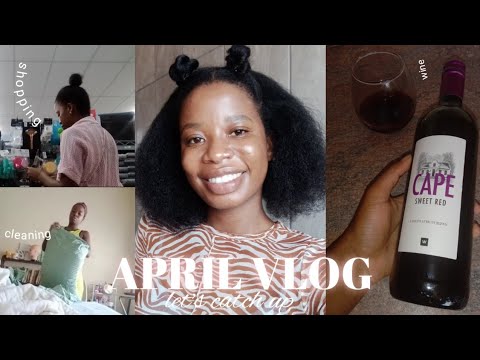 APRIL VLOG | Clean with me, Ootd, trying Woolworths wine,  shopping & more| Tshivhuya | SA Youtuber