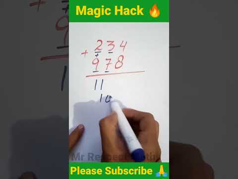 Addition From Left Side | Amazing Math #shorts