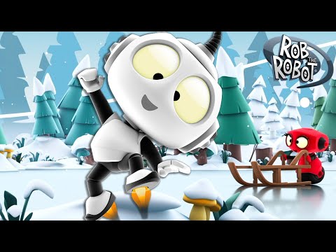 Winter Games! | Rob The Robot | Preschool Learning