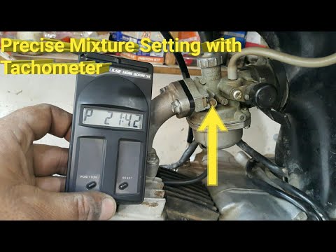 Carburetor Precise Mixture Setting with Tachometer | Tachometer Use for Carburetor Tune up