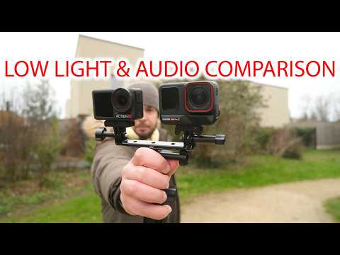 DJI osmo action 5 pro vs. insta360 Ace Pro 2 - Harsh Conditions | Low light and High Wind