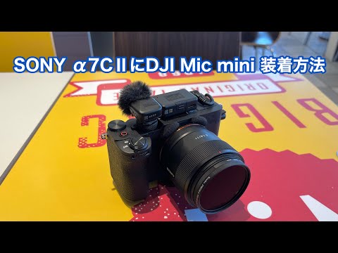 SONY α7CⅡにDJI Mic mini 装着方法の紹介 #1535 [4K]