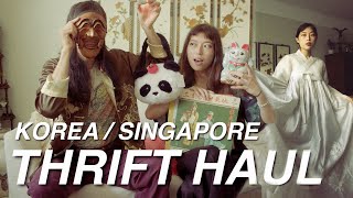 everything we thrifted in KOREA & SINGAPORE -