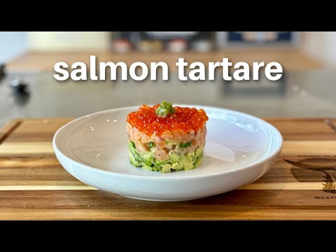 Salmon Tartare In A Few Steps With A Few Ingredients