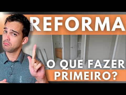 QUAL A ORDEM PARA REFORMAR UM APARTAMENTO?