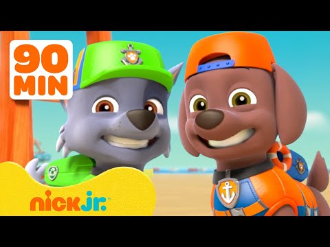 PAW Patrol Friendship Adventures & Rescues! #2 w/ Rocky and Zuma | 90 Minutes | Nick Jr.