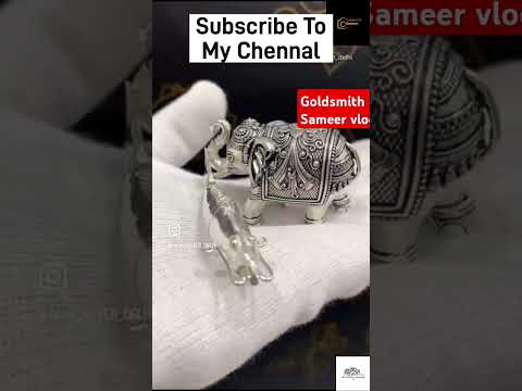 Silver ganesh and machali.||#shorts #subscribe @goldsmithsameervlog6436