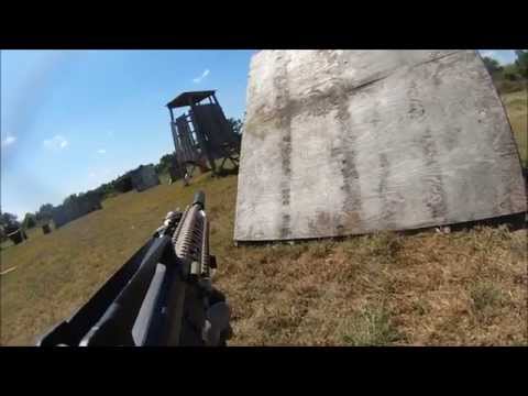 Combat City Airsoft-Team Reapers: Capture the Bomb (Polarstar Gameplay)