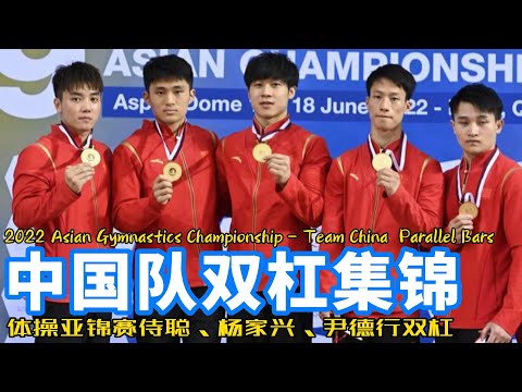 双杠 - 侍聪 & 林超攀 & 尹德行｜2022亚洲体操锦标赛｜Men's parallel bars - Team China｜2022 Asian Gymnastics Championship