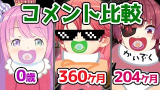 ホロベイビーの紹介とコメント欄の反応を比較【ホロライブ切り抜き】