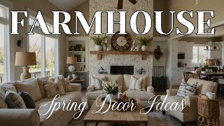 🌿 55+ Modern Farmhouse Living Room Spring Decor Ideas 2025 | Fresh & Cozy Styling Tips