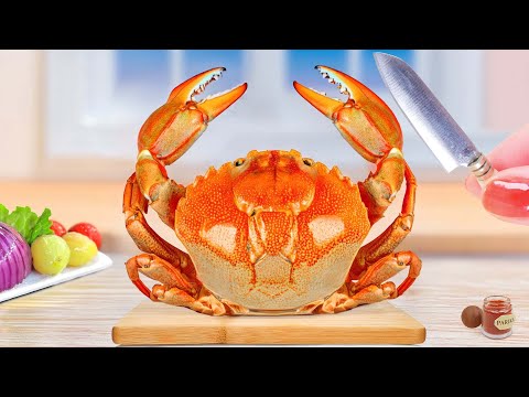 Best Seafood Cooking Recipe🤗🍴How To Make Yummy Miniature Recipe🦀Tiny Cakes