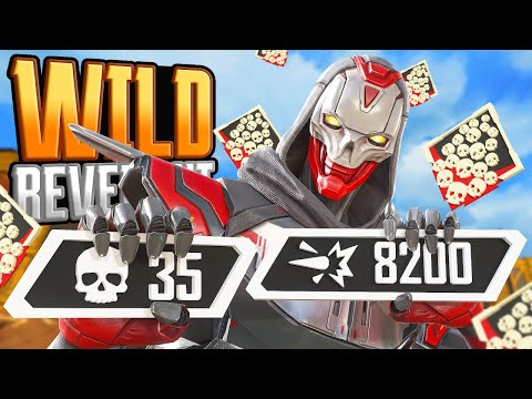 WILD Revenant 35 KILLS and 8,200 Damage INSANE Apex Legends Gameplay